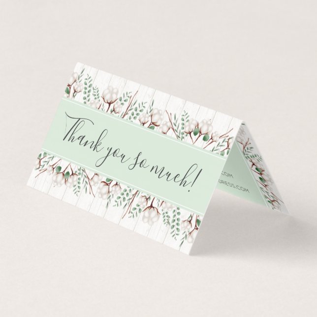 Flores Russas de Algodão do Sul em Madeira Obrigad (Frente)