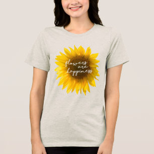 Flores são filtro de citação de girassol de felici