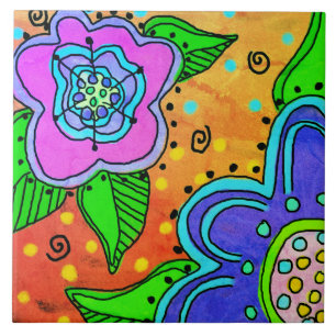 Flores Selvagens - Abstrato Digital Painting