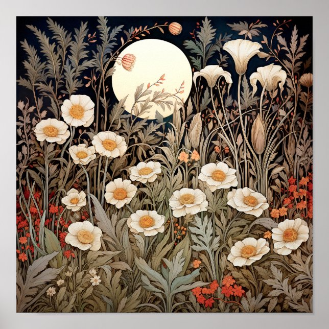 Flores selvagens Art Impressão (Frente)