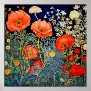 Flores selvagens Art Impressão