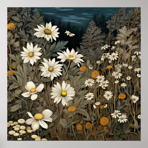 Flores selvagens Art Impressão