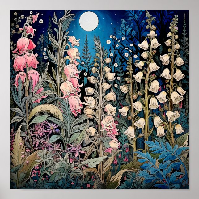 Flores selvagens Art Impressão (Frente)