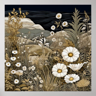 Flores selvagens Art Impressão