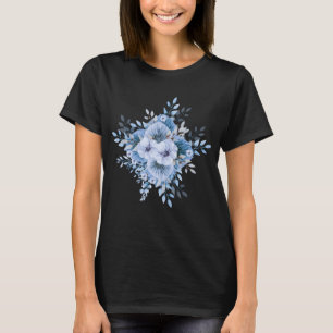 Flores selvagens Camiseta Watercolor
