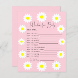 Flores selvagens Daisies - Desejos para bebês