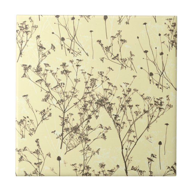 Flores Selvagens de Abstrato moderna Elegante Crea (Frente)