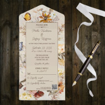 Flores Selvagens de Cor Neutra no bege com Código 