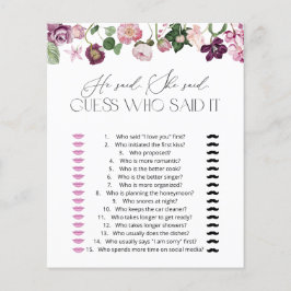 Flores Selvagens Disse Que Disse Jogo De Chá de pa