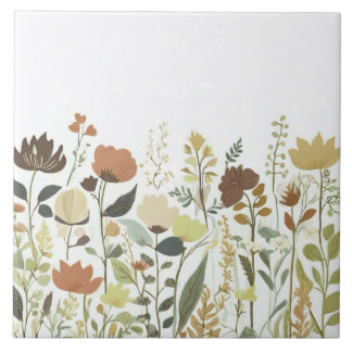Flores Selvagens do outono - Flores Florais Terren