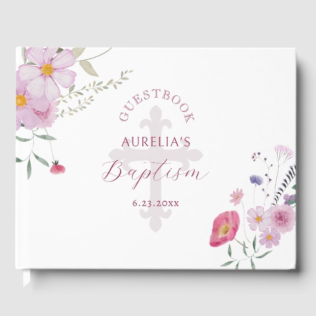 Flores Selvagens - Livro de Convidados (Frente)