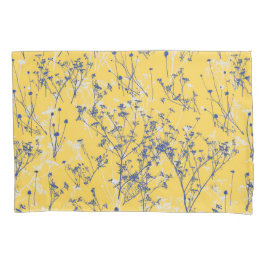 Flores Selvagens Modernas Elegantes em Amarelo de 