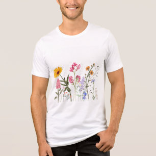 Flores Selvagens, Pastel Botânico Vintage Floral