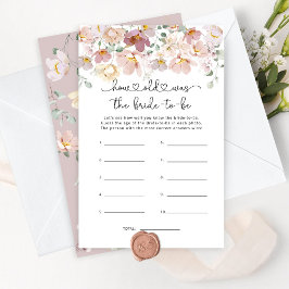 Flores selvagens Quantos anos tinha a noiva para s