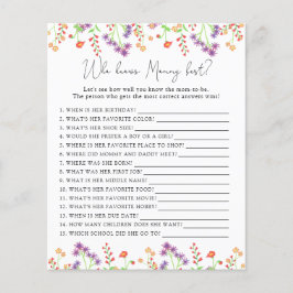 Flores selvagens que conhecem melhor as MAMÃES