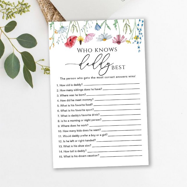 Flores selvagens que conhecem o melhor jogo do Pai (Criador carregado)