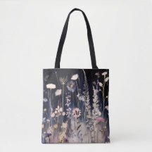 Flores Selvagens Sabores de Aquarelas Bolsa