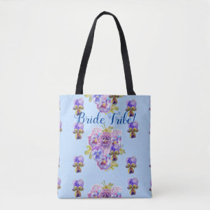 Flores Shabby Chic Bolsa Tote da Noiva Tribo