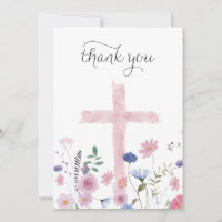 flores silvestres cartão de agradecimento Santa Cr
