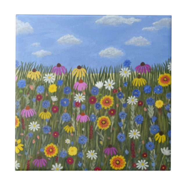 Flores silvestres com Margaridas (Frente)