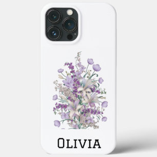 Flores silvestres modernas elegantes fofas e simpl