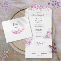 Flores Silvestres Monograma em Script Floral Casam