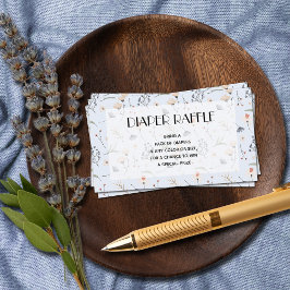 Flores silvestres no convite de chuveiro de bebê a