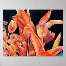 Flores Sunset Poster