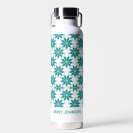 Flores teares nome personalizado branco