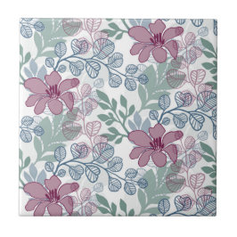 Flores Tropicais Coloridas De Florestas De Jardim 