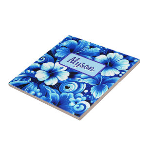 Flores Tropicais do Havaí Hibiscus Personalizadas
