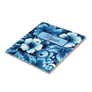 Flores Tropicais Havaianas Hibisco Personalizado