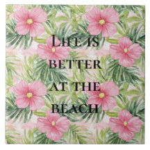 Flores Tropicais Rosa