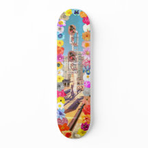 Flores Urbanas Rústicas Skateboard