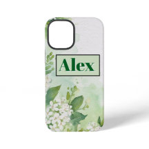 Flores Verde Modernas Aquarela & personalizar