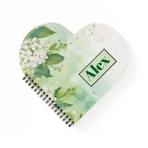 Flores Verde Modernas Aquarela & personalizar