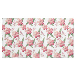 Flores Vermelhas e Berries com Folhas Verdes