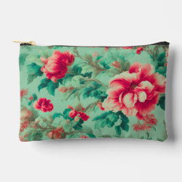 Flores Vermelhas e Folhas Verdes Extremas