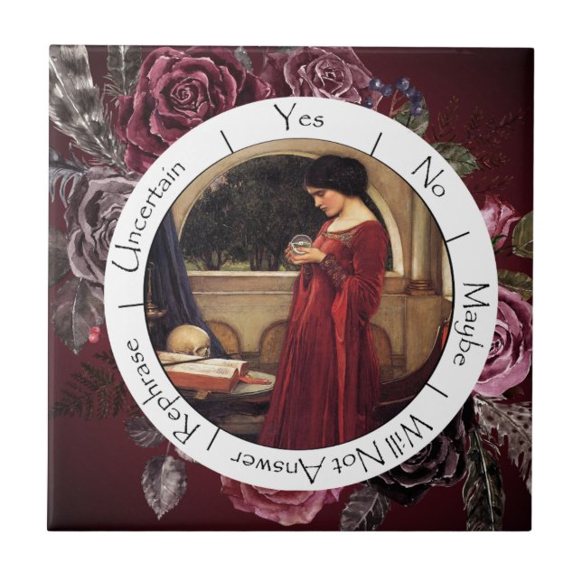 Flores Vermelhas e Pretas Gradiente Pendulum (Frente)