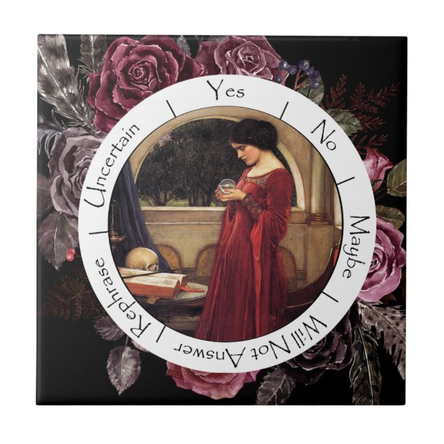 Flores Vermelhas e Pretas Gradiente Pendulum (Frente)