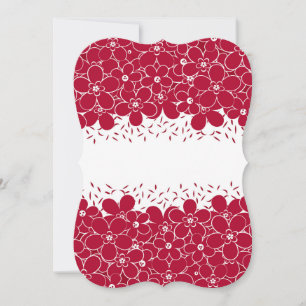 Flores vermelhas margaridas sobre fundo branco