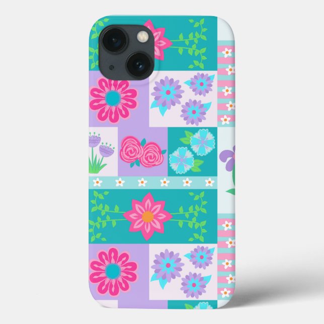 Flores Vibrantes em Flor Design (Verso)
