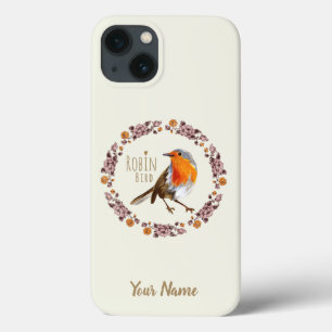 Flores vintage botânicas Robin para amantes de pás