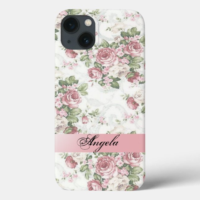 Flores Vintage Shabby Chic - Personalizadas  (Verso)
