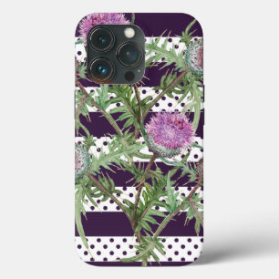 Flores violeta-liste