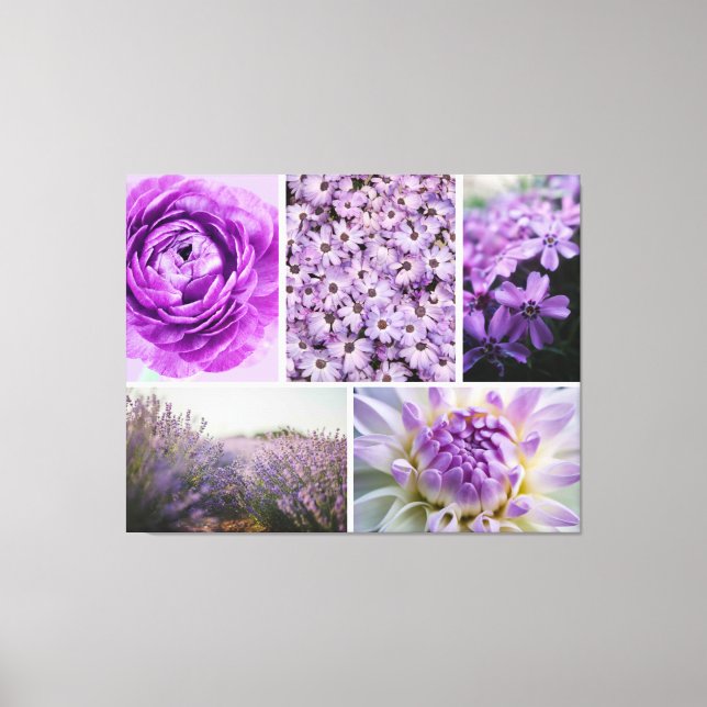 Flores Zazzle pintura canvas (Frente)