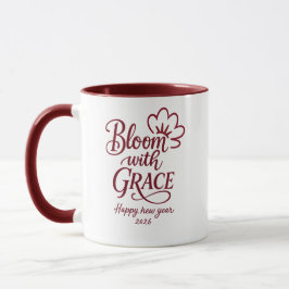 Floresça com Graça – Ano Novo 2026 Caneca Combo