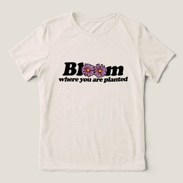 Floresça Onde Você Está Plantado (Design frontal)