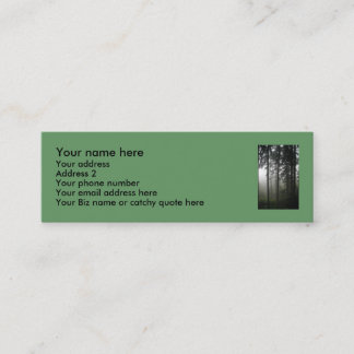 "FLOREST MIST" Cartões de visitas de fotos naturai