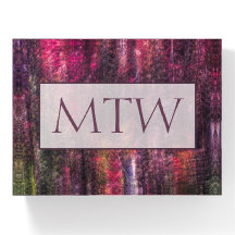 Floresta Abstrato de Monograma